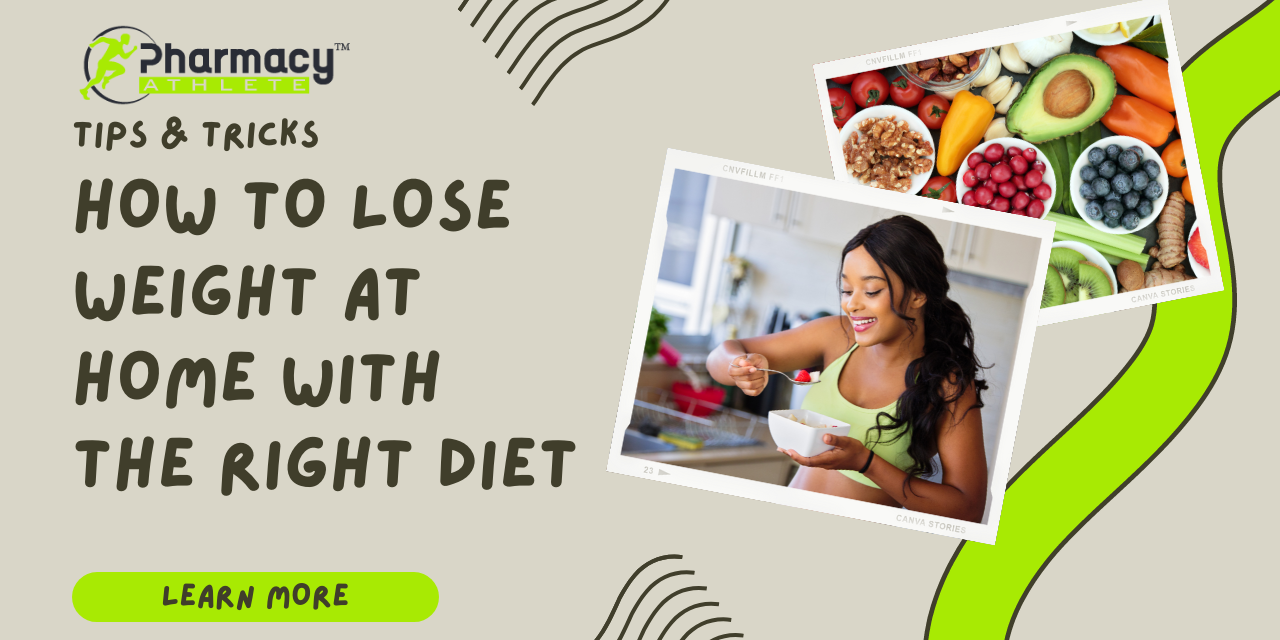 How to lose weight at home with the right diet